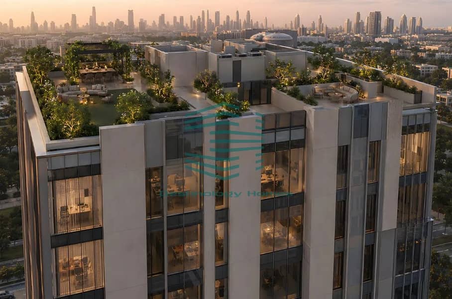 Furnished Office | DHCC Building 24 | Park & City Views