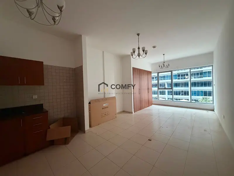 Unfurnished Studio | Skycourts Tower F | Community & Pool View