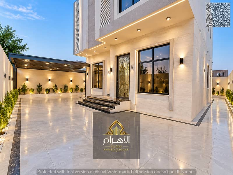 2 فناء فيلا عصرية فاخرة. jpg