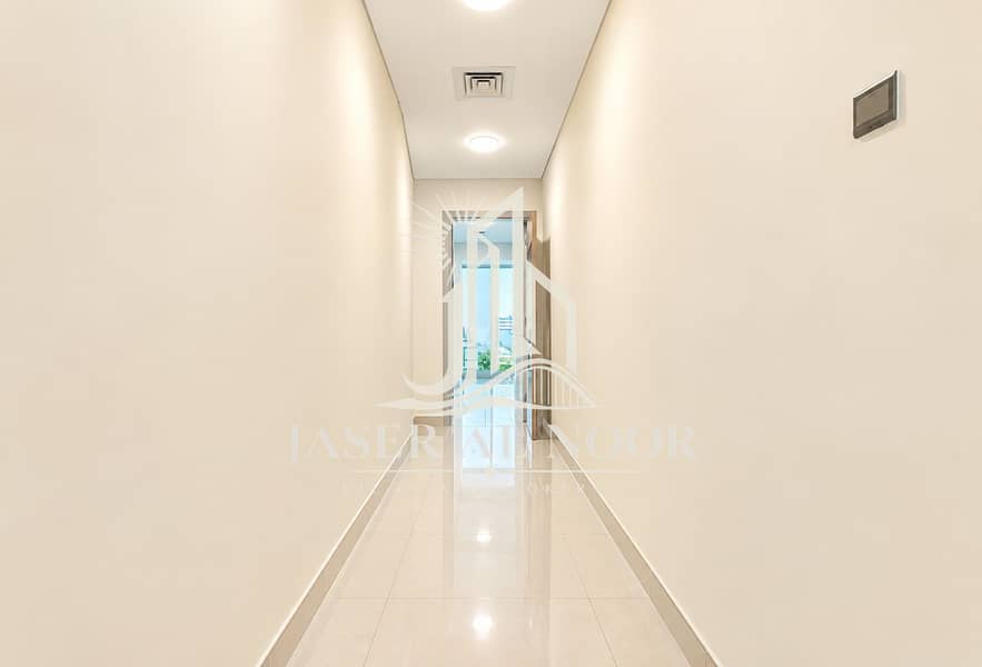 24 Minimalist Hallway with City View. png