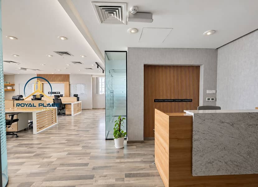 3 Brightened reception and office interior. png