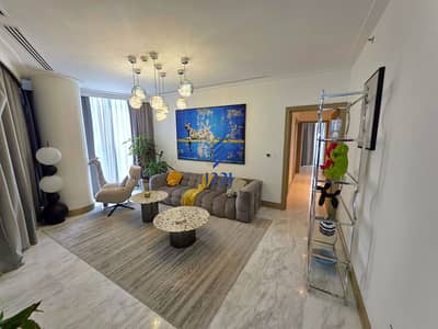 5 Cпальни Апартаменты в аренду в Дубай Даунтаун, Дубай - Grand OP 6701 sitting_room_leopard_art_light_warm_1920x1440. jpg