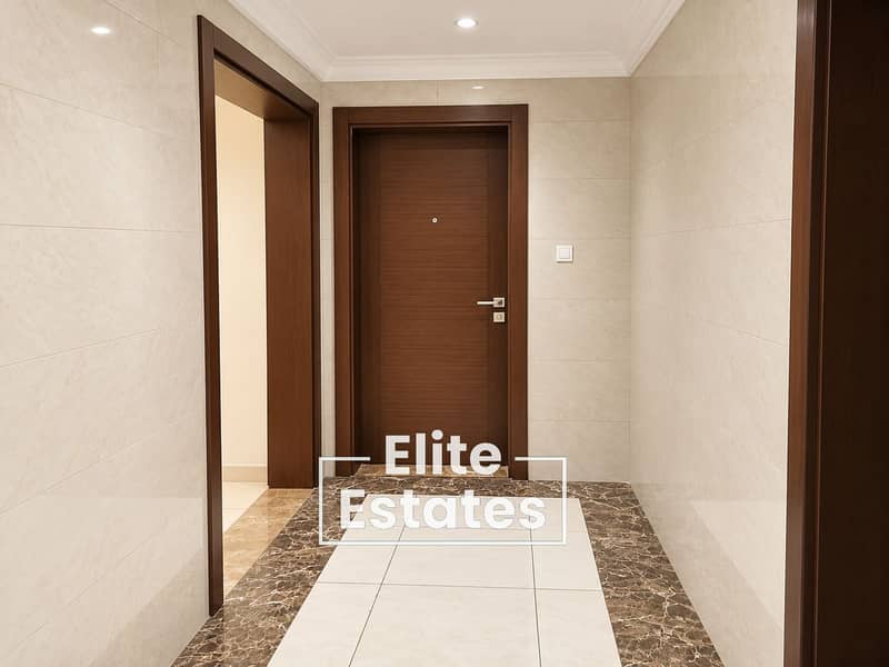 11 Modern Marble Corridor with Wooden Door. png