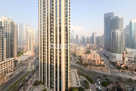3 Bedroom Apartment for Rent in Downtown Dubai, Dubai - Unfurnished | Boulevard Views | Available Now