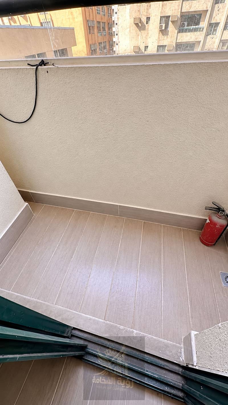 8 Dusty Balcony with Red Fire Extinguisher. png