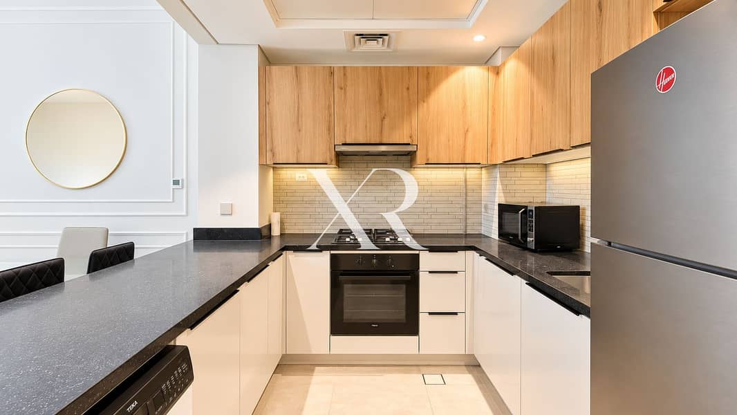 7 Modern U-Shaped Kitchen with Warm Wood Accents. png