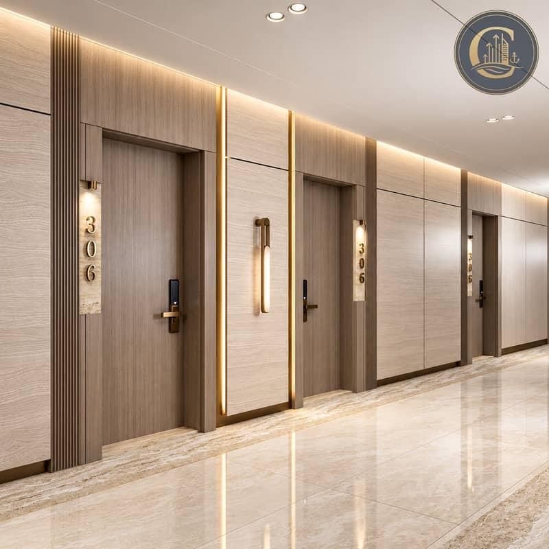 17 Luxury Corridor with Brass Room Numbers. png