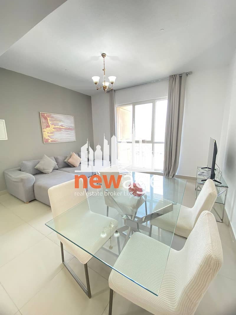 Furnished 1BR Apartment | Lakeside Tower C | Lake & Pool View
