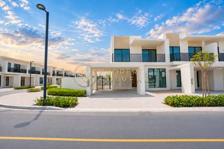 4 Bedroom Townhouse for Sale in The Valley by Emaar, Dubai - Brand New 4BR+M Corner | HUGE Plot |Near Amenities