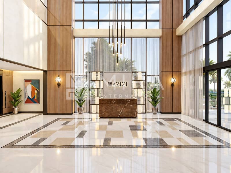 8 Azizi Beach Oasis poolside rendering-3