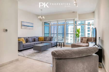 فلیٹ 3 غرف نوم للايجار في دبي مارينا، دبي - Dubai Marina Luxury: 3BR Apartment with Pool & Gym