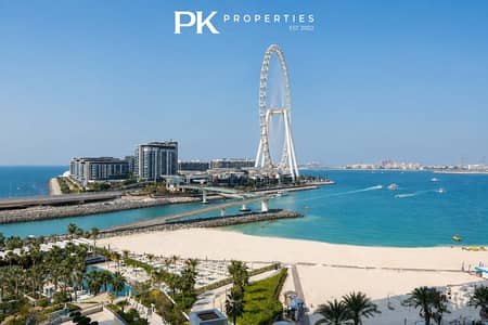 朱美拉海滩住宅（JBR）， 迪拜 3 卧室单位待租 - Luxury Apartment with Sea Views & Beach Access