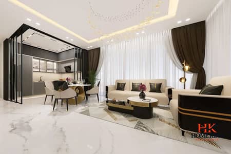 1 Schlafzimmer Wohnung zum Verkauf in Business Bay, Dubai - Living_room. webp 1 Schlafzimmer Wohnung zum Verkauf in Business Bay, Dubai - Living_room. webp