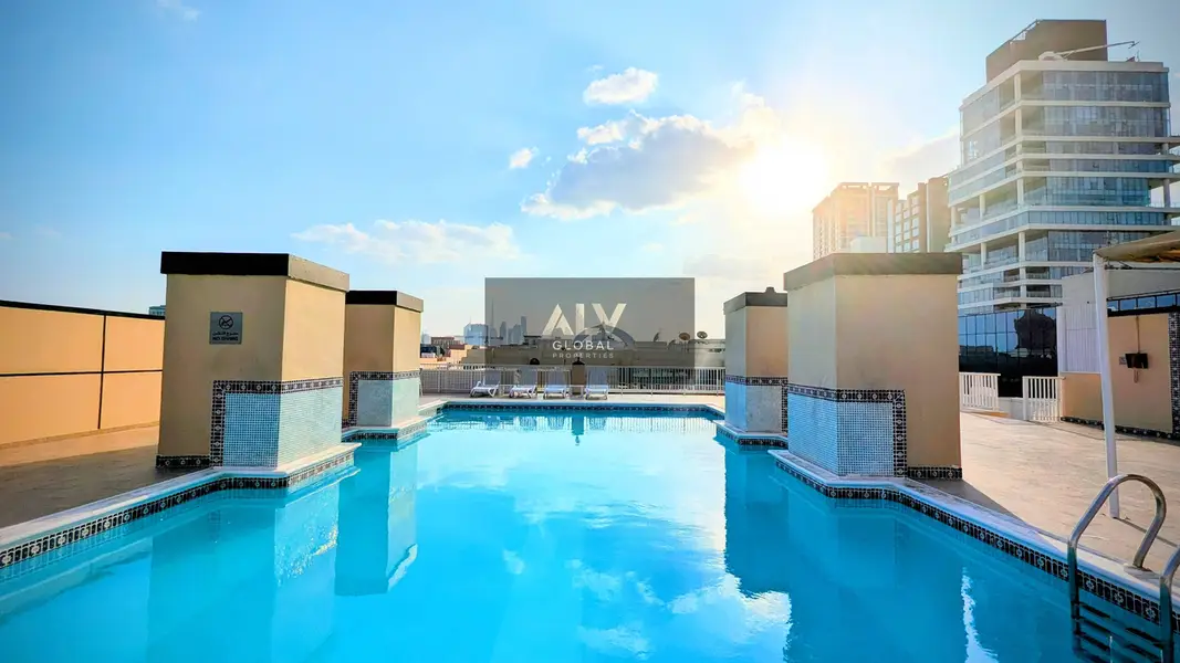 STUDIO WITH BALCONY || DEWA & CHILLER FREE || ALL AMENITIES