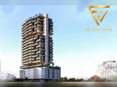 فلیٹ 1 غرفة نوم للبيع في قرية جميرا الدائرية، دبي - 01_Exterior_Full_Building_Daytime. jpg
