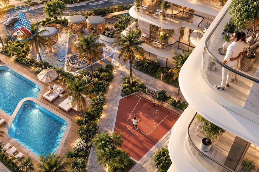 5 Golden-Hour Luxury Resort Courtyard. png