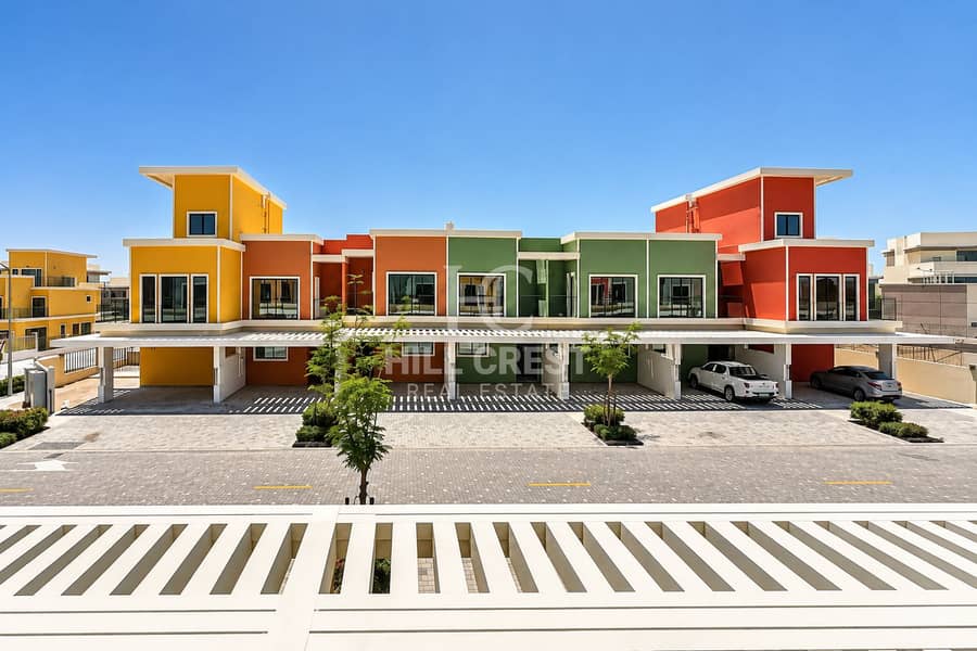 Colorful Modern Townhouse Row. png Colorful Modern Townhouse Row. png