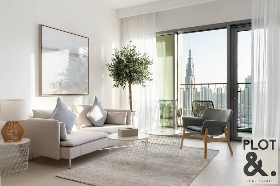 Burj Khalifa View | 2BR Apartment | Upgraded & Furnished