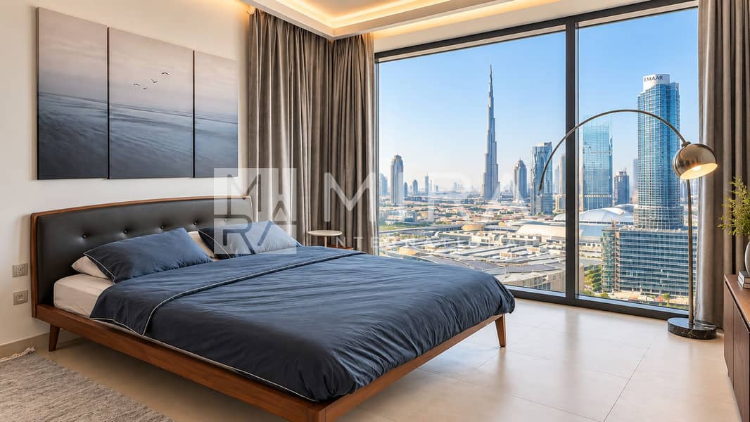 4 Luxury Bedroom with Dubai Skyline View