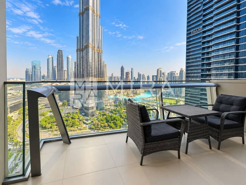 7 Modern Balcony with Burj Khalifa View
