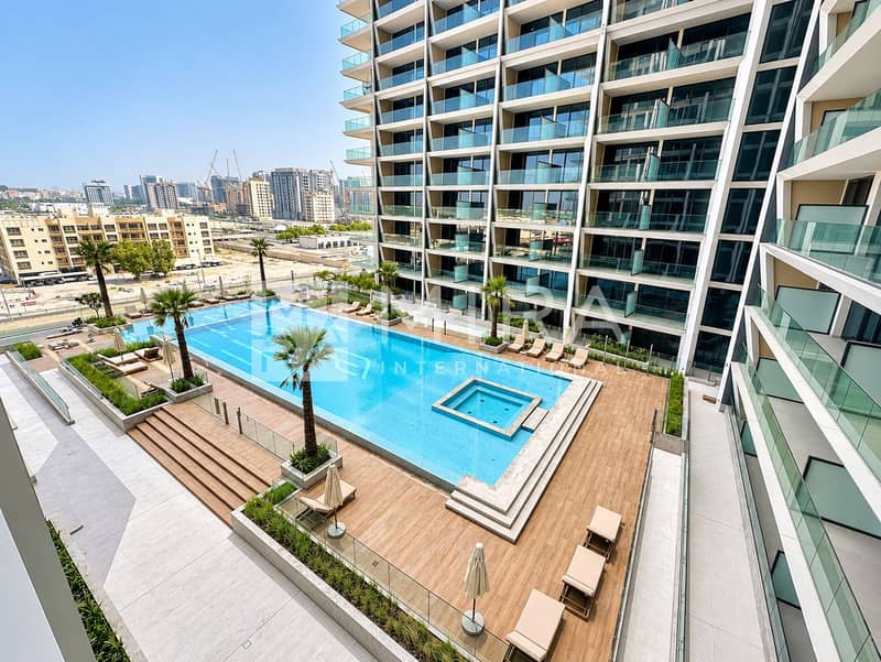 10 Modern Courtyard Pool with City Views