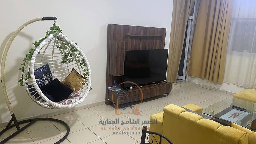12 مفروش-للا-يجار-1-غرف-ابراج-ون-عجمان-صورة-العقار-05. jpg
