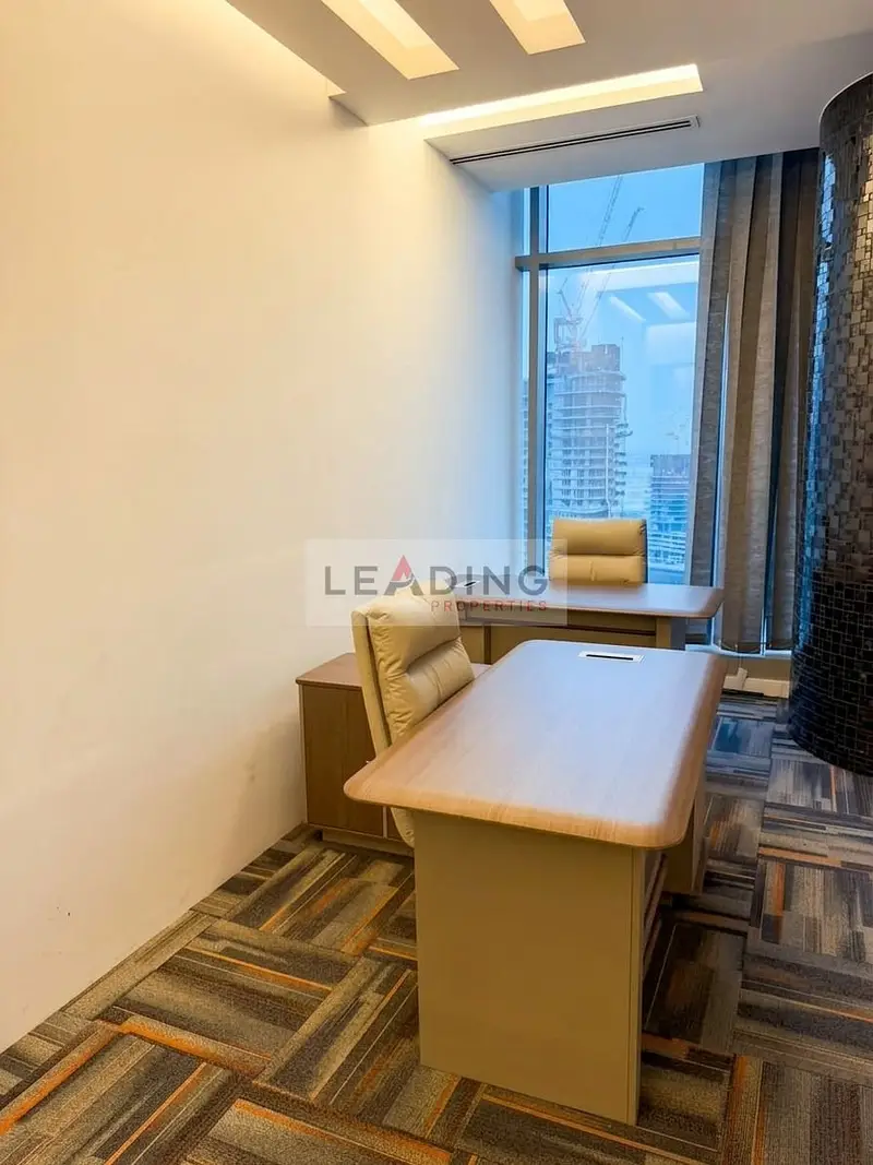 Luxury furnished office| Burj+ canal view| Vacant office