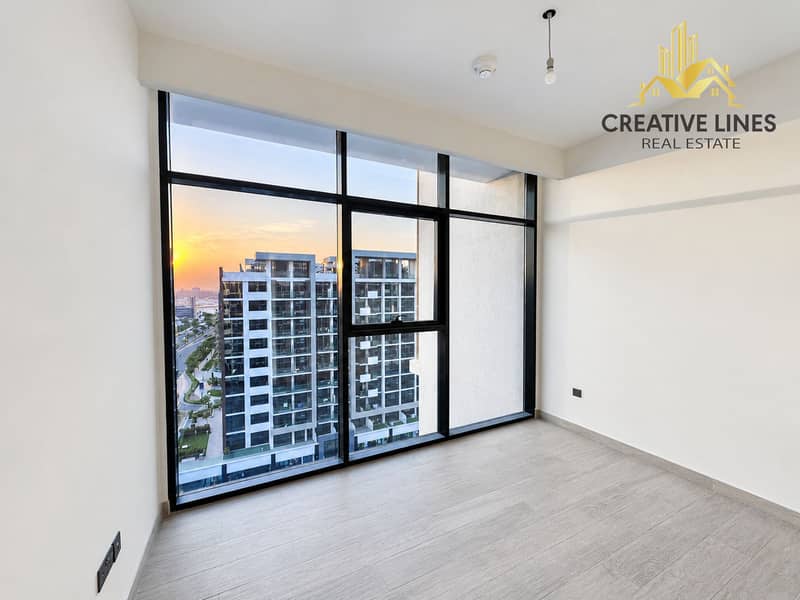 6 Modern Apartment Interior at Sunset. png