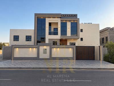 4 Slaapkamers Villa te Koop in Al Helio, Ajman - Modern Luxury Villa Facade. png
