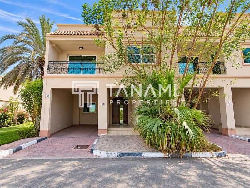 2 Mediterranean Townhouse Façade in Daylight. png