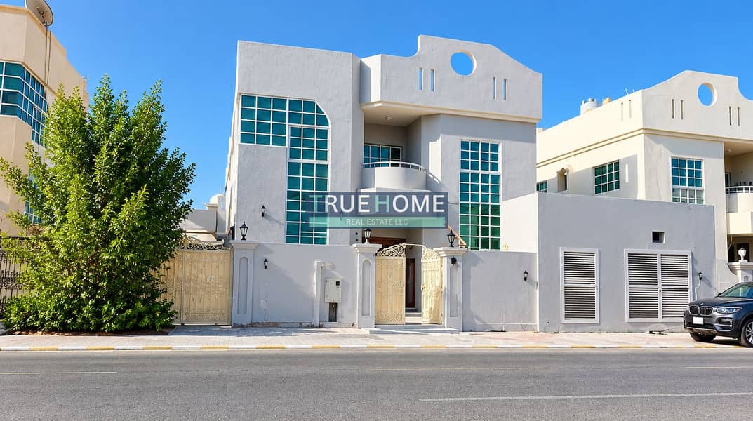 Modern Villa with Ornate Gated Façade. png Modern Villa with Ornate Gated Façade. png