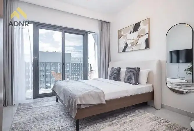 Furnished 1BR | Azizi Beach Oasis 2 | Balcony & Pool Access