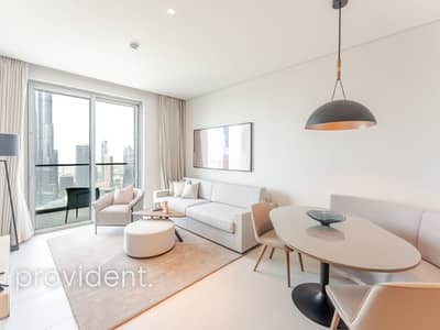 2 Bedroom Flat for Rent in Downtown Dubai, Dubai - Furnished Luxury | Elegant Interiors & City Living