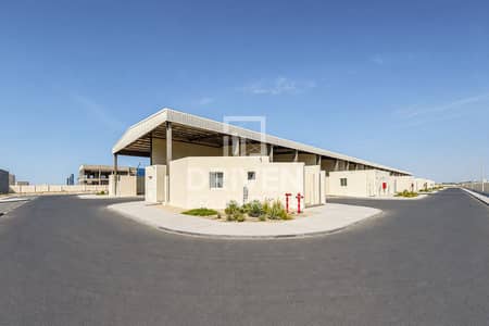 Warehouse for Rent in Abu Dhabi Industrial City, Abu Dhabi - 2,400 SQM | Open Warehouse | 300 KW | Brand New