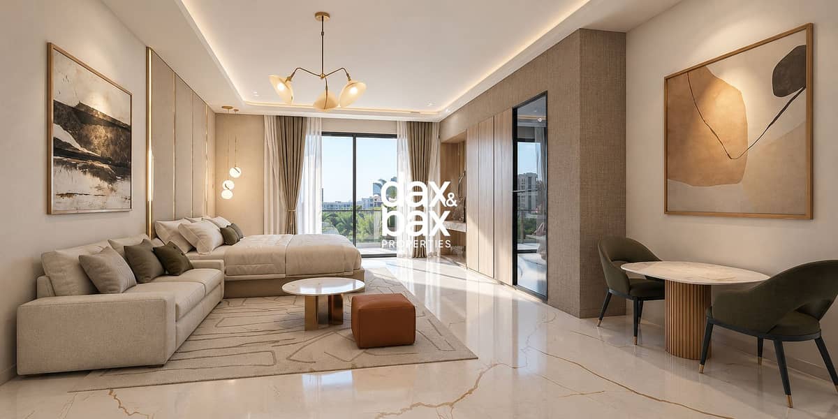 Studio Apartment | Balcony | Pool & Skyline Views