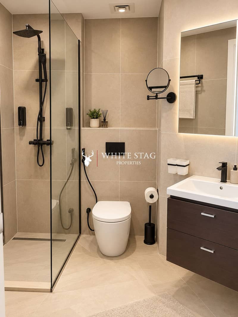 7 Modern Minimalist Bathroom with Black Fixtures. png
