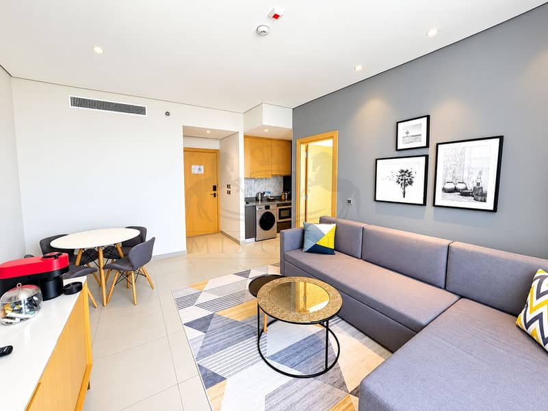 5 Modern Scandinavian Living Room with Kitchenette. png