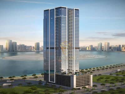 3 Bedroom Apartment for Sale in Al Khan, Sharjah - LUXURY 3BR+M_ Sea VIEWS_POST-HANDOVER PAYMENT PLAN 3 Bedroom Apartment for Sale in Al Khan, Sharjah - LUXURY 3BR+M_ Sea VIEWS_POST-HANDOVER PAYMENT PLAN
