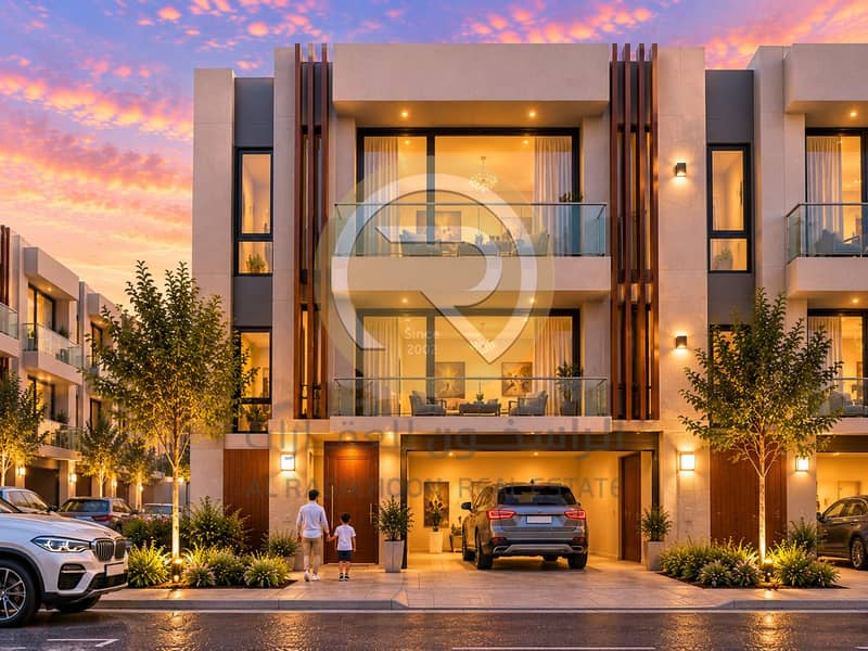 9 Sunset Modern Townhouse Row. png