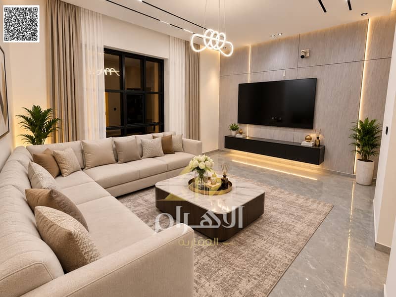 4 batch_Modern Beige Living Room with Marble Accents. jpg