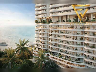 فلیٹ 3 غرف نوم للبيع في الروضة، أم القيوين - 03_Exterior_Sea_Facing_Facade. jpg