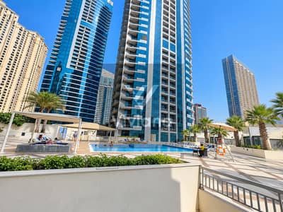 2 habitaciones Apartamento para en Alquiler en Dubai Marina, Dubai - Urban Poolside Skyline Retreat. png 2 habitaciones Apartamento para en Alquiler en Dubai Marina, Dubai - Urban Poolside Skyline Retreat. png