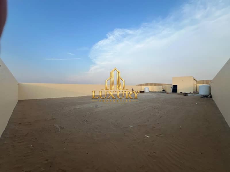 2 Premium Yard for Rent in Al Sajaa | Offices, Kitchen & Washroom 17,000 Sq. Ft. Yard for Re