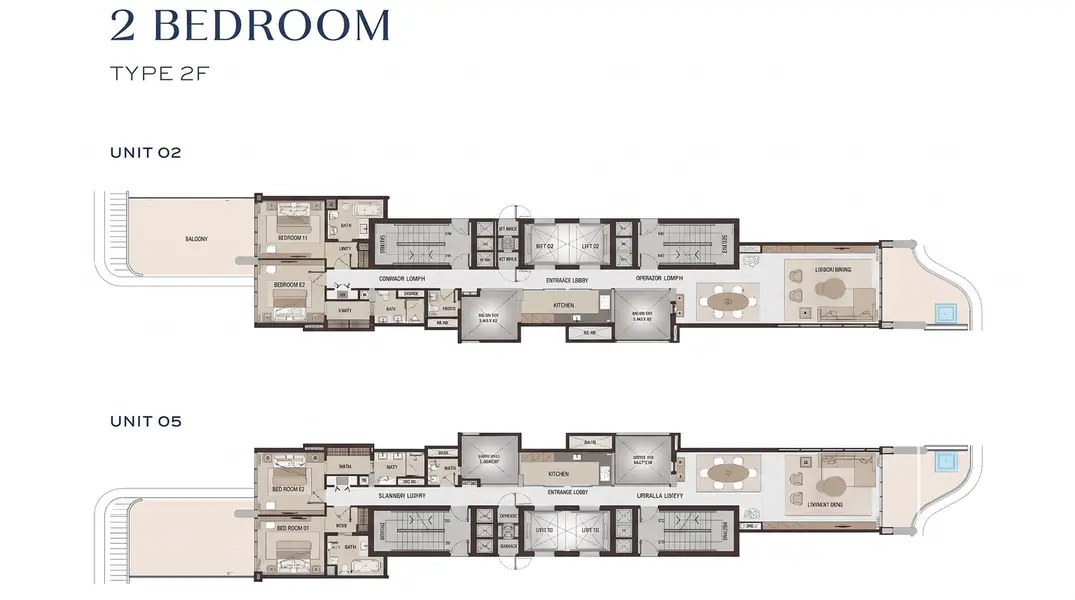 2BR Sea View Residence | Vitalia Palm Jumeirah