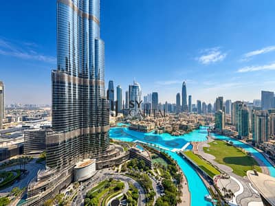 2 Bedroom Flat for Rent in Downtown Dubai, Dubai - Burj Khalifa and Fountain View | Fully Furnished