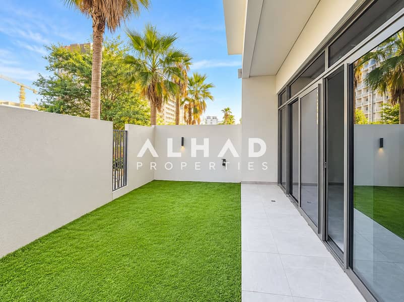 9 Sunny Modern Patio with Palm Reflections. png