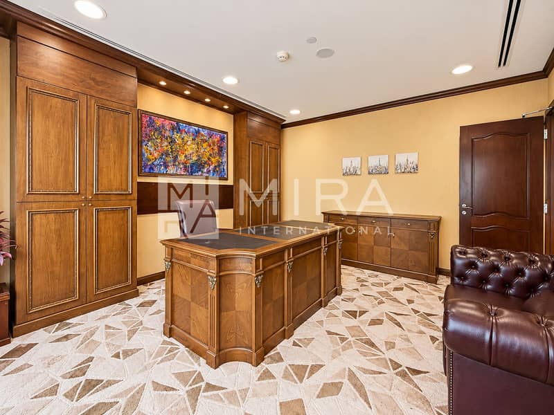 6 Luxurious Executive Office with Abstract Art