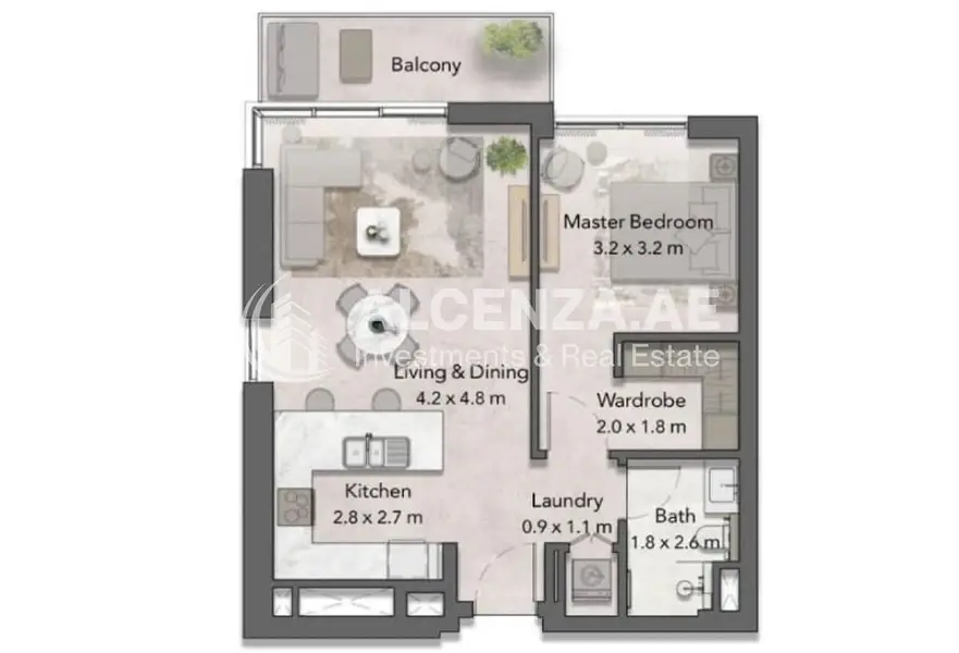 Spacious 1BR | Low Floor | Prime Location