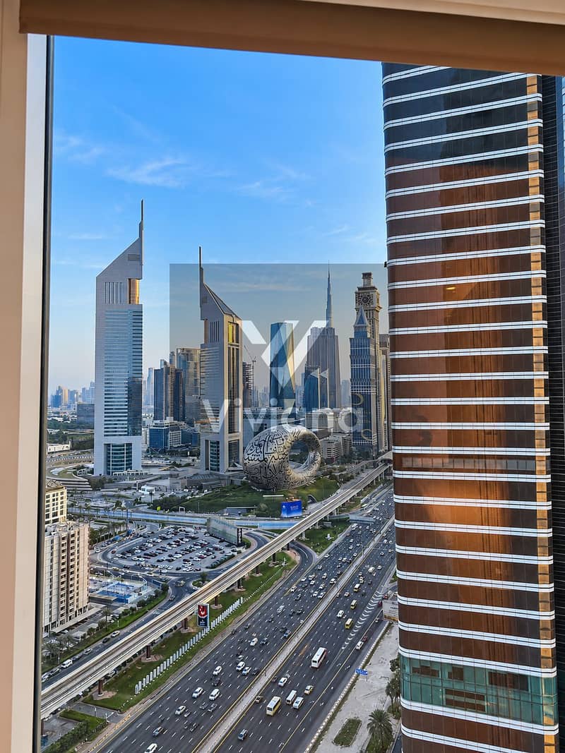 Dubai skyline through a panoramic window. png Dubai skyline through a panoramic window. png