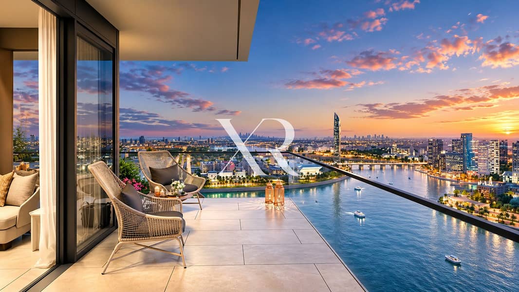 9 Luxury Balcony Sunset Over the City. png